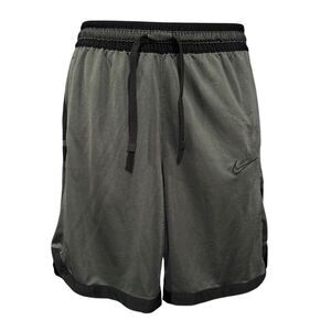 Nike Elite Gray Black Drawstring Athletic Gym Shorts Men’s Small